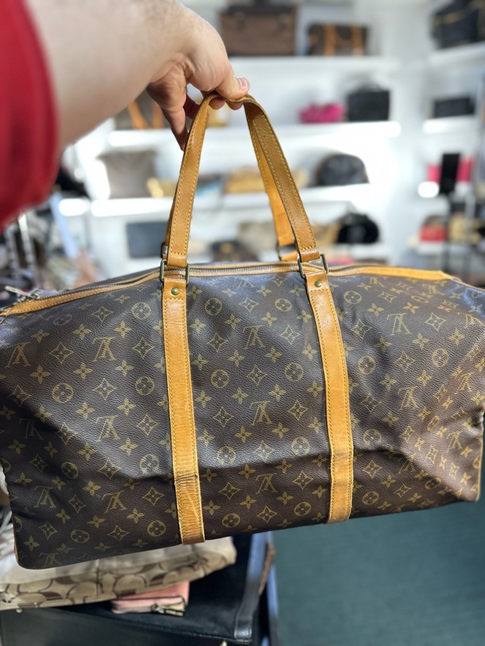 LV MONOGRAM TRAVEL BAG 55CM